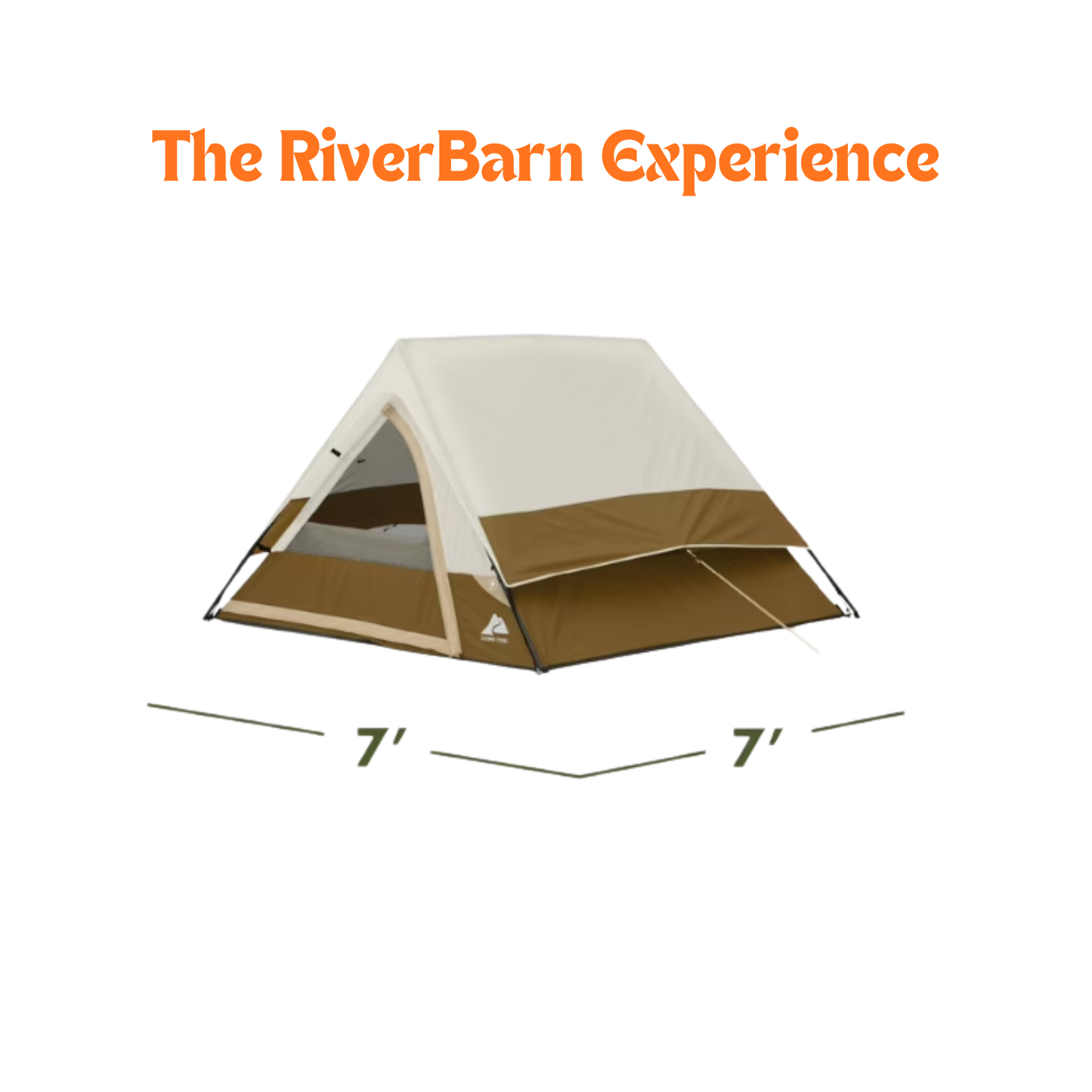 Ozark Trail 7' x 7' 3-Person A-Frame Tent